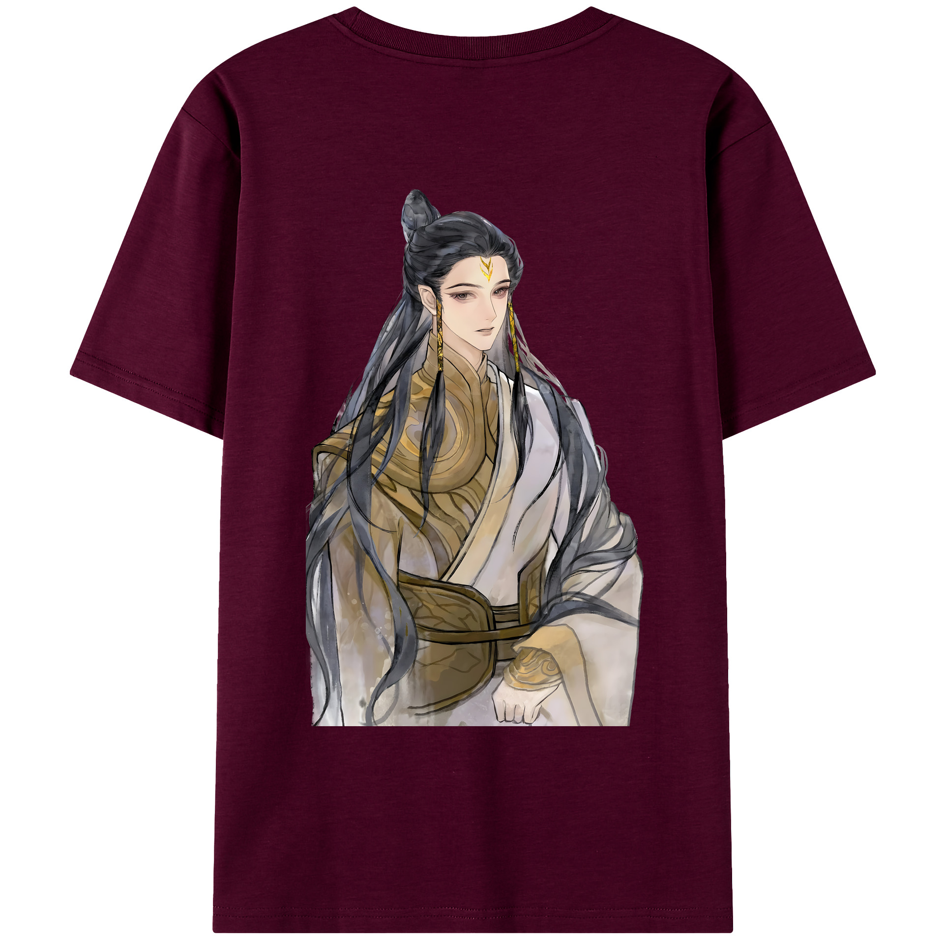 （画像用） Ne Zha 2 ナタ 魔童の大暴れ レディース半袖Tシャツ(バックプリント)